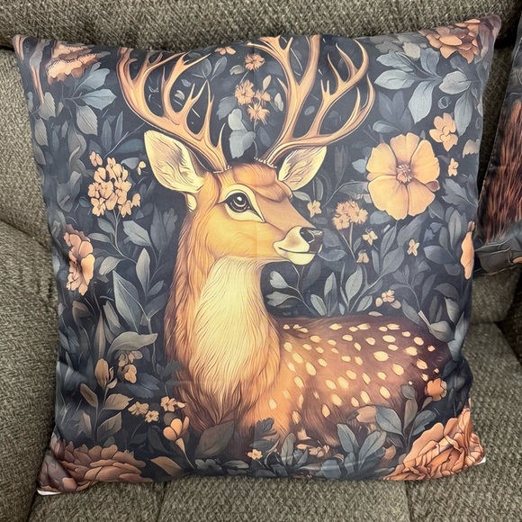 Vintage Floral Animal Print Throw Pillow Covers Double Sided - Picture 10 of 10